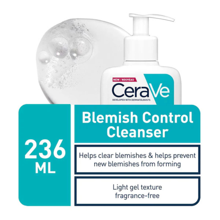 CeraVe salicylic acid face wash for blemish-prone skin, third product view