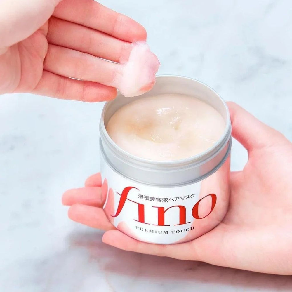 Shiseido Fino Premium Touch Hair Mask 230g – Japanese Royal Jelly Treatment for Dry, Damaged & Colored Hair