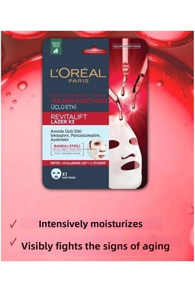 L'Oréal Paris Revitalift Laser X3 Tissue Mask 28g, view 3