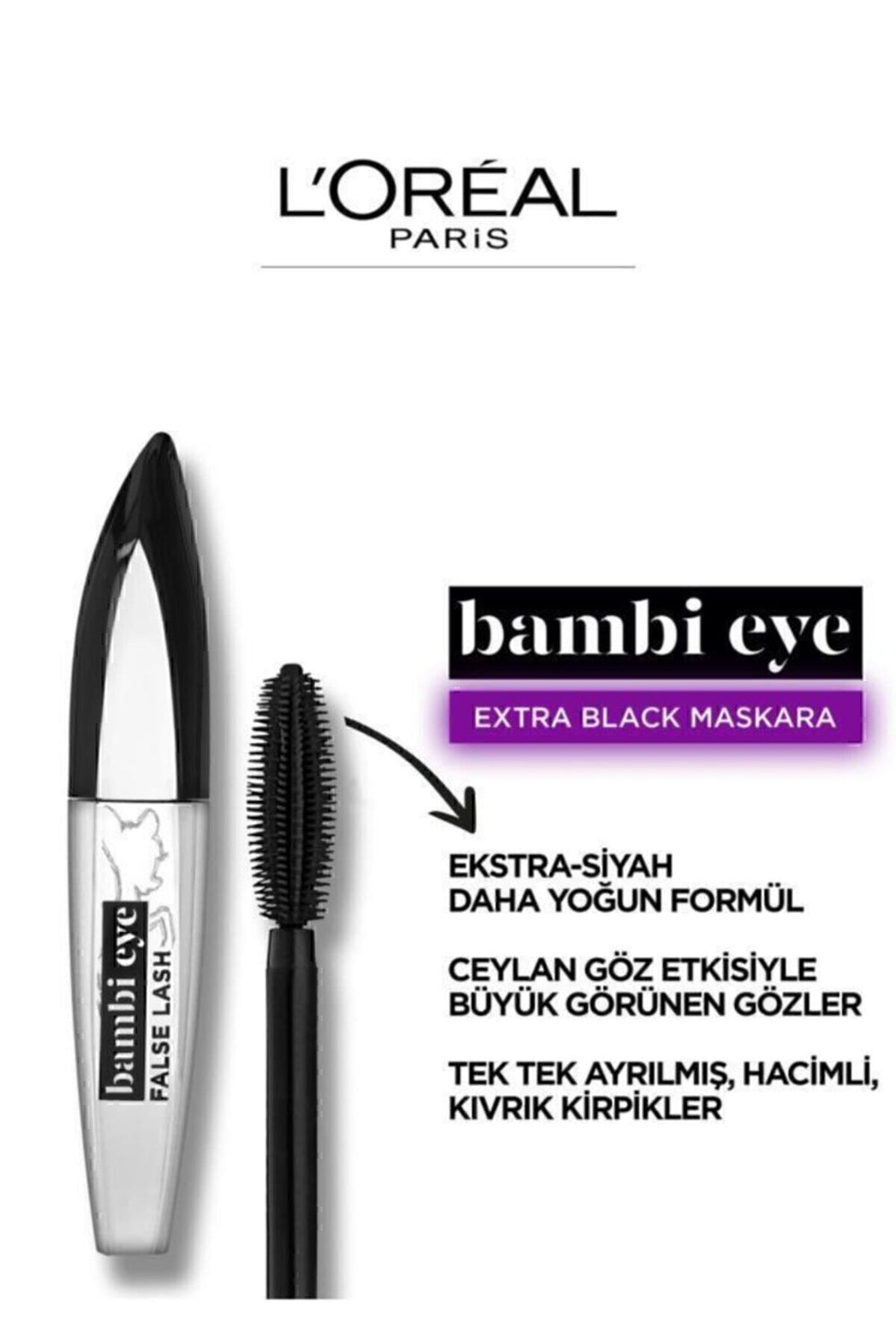 L'Oréal Paris Bambi Eye False Lash Mascara, view 5