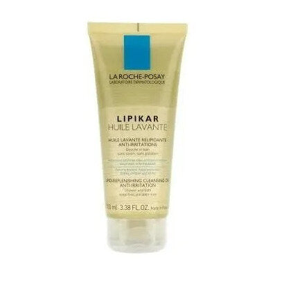 La Roche-Posay Mini Lipikar AP+ Cleansing Oil 100ml bottle for dry, sensitive skin