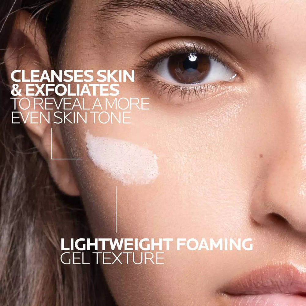 Gel texture of La Roche-Posay Mela B3 Cleanser 200ml