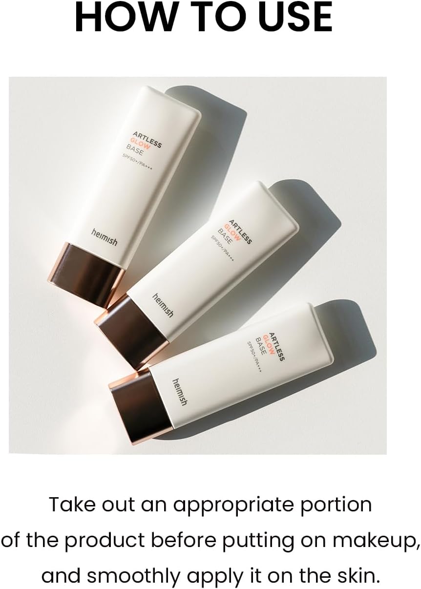 Heimish Artless Glow Base 40ml SPF50+ PA++++
