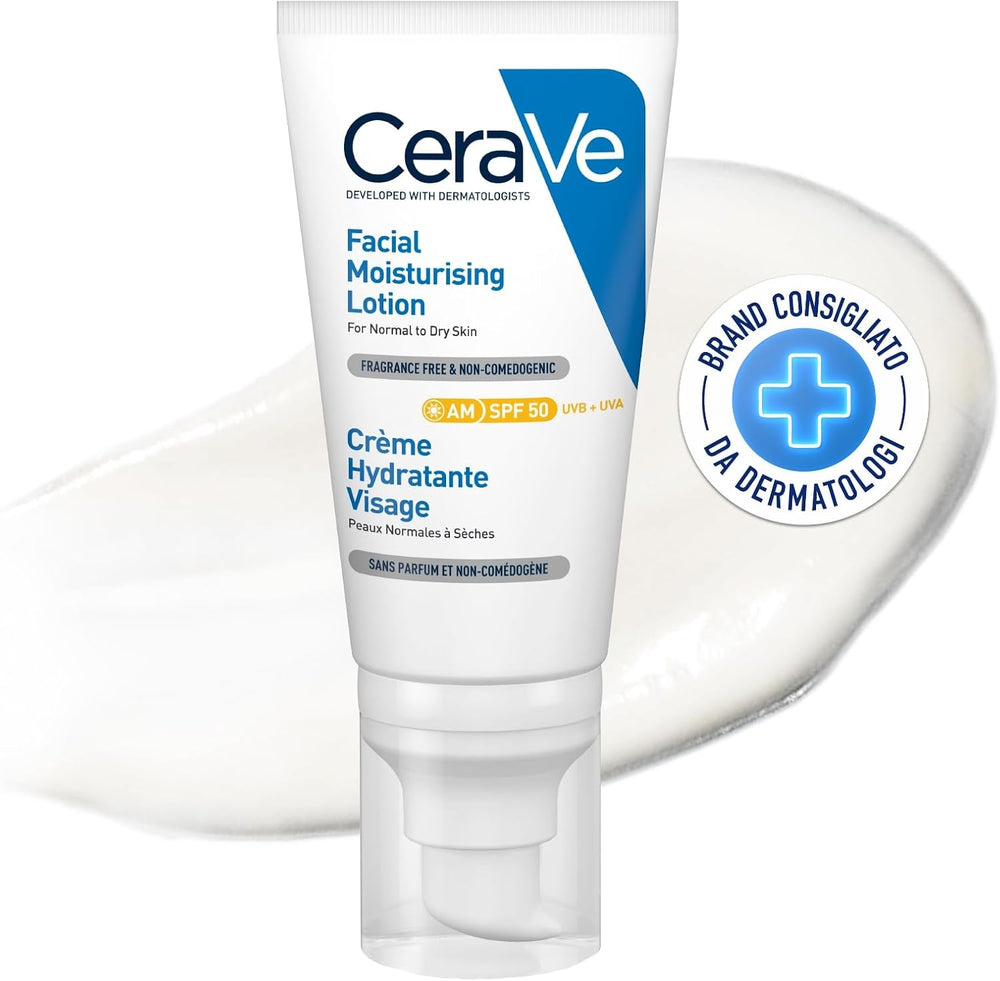 CeraVe Facial Moisturising Lotion SPF 50 52ml pump bottle