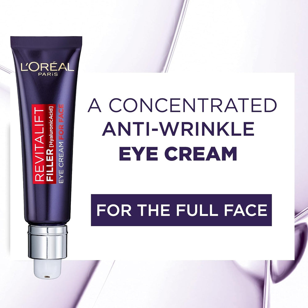 L'Oréal Paris Revitalift Filler Eye Cream for Face 30ml, view 2