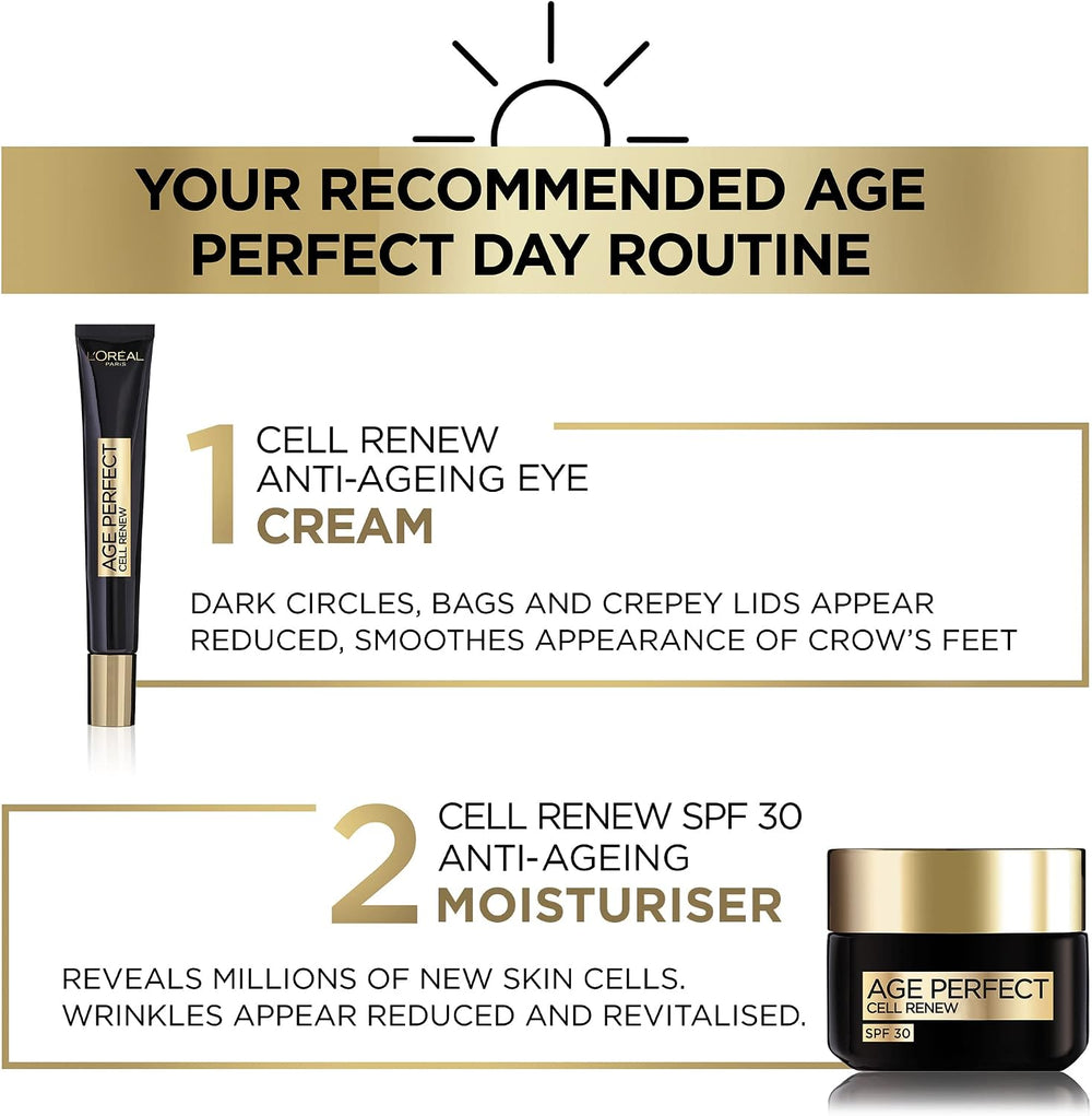 L'Oréal Paris Age Perfect Cell Renew Eye Cream 15ml, view 4