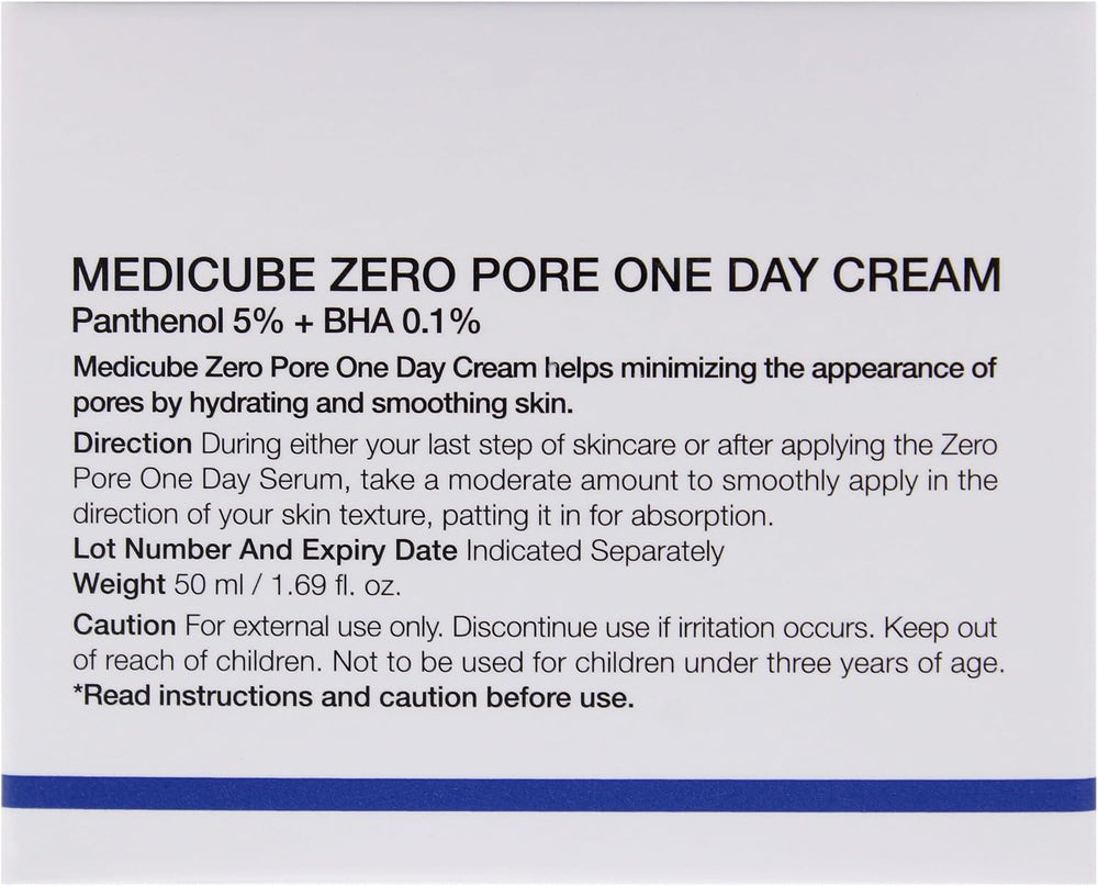 Medicube Zero Pore One Day Cream (50 ml)