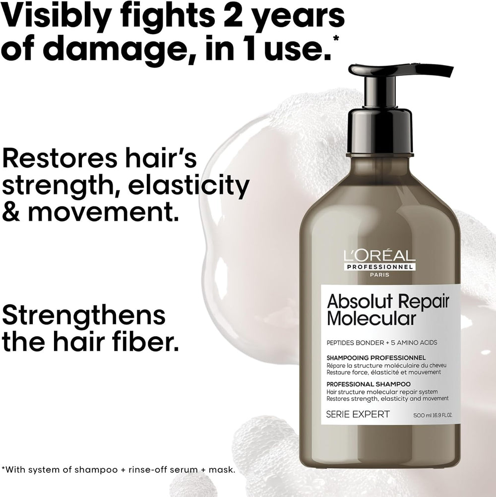 L'Oréal Professionnel Absolut Repair Molecular Shampoo 500ml – image 2