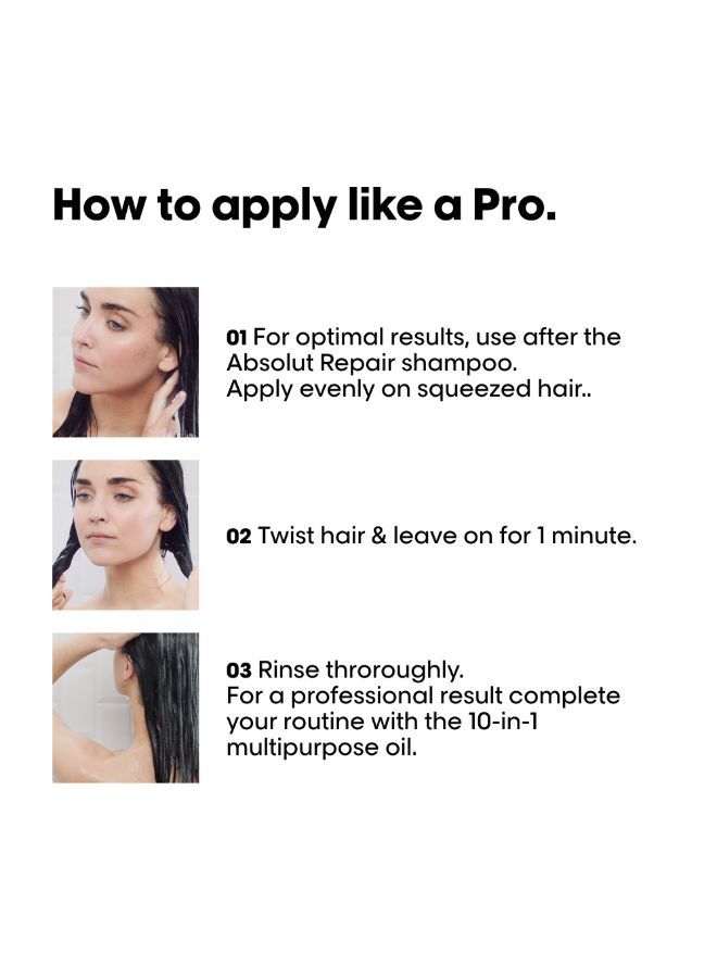 L'Oréal Professionnel Absolut Repair Golden Hair Mask 250ml – image 7