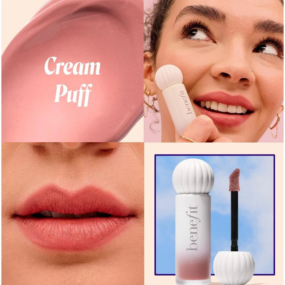 Benefit Plushtint Moisturizing Matte Lip Tint 6ml, shade 02 Cream Puff