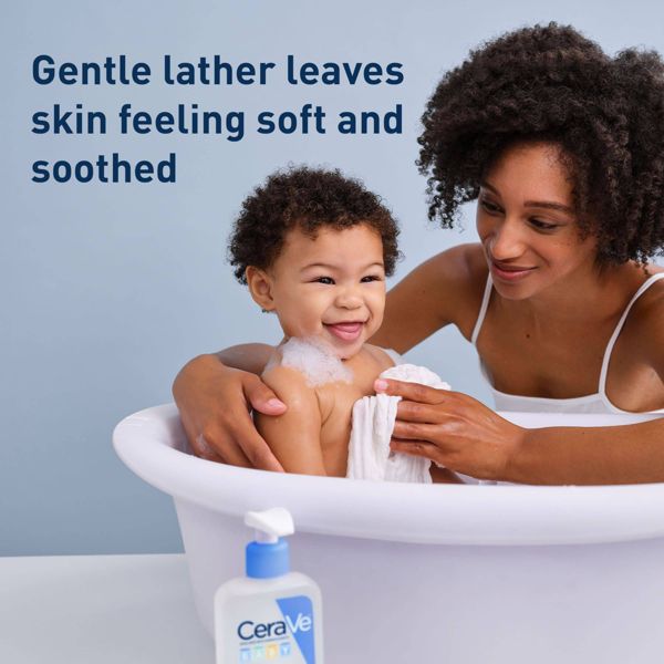 CeraVe Baby 2-in-1 wash and shampoo US pack, fourth product view