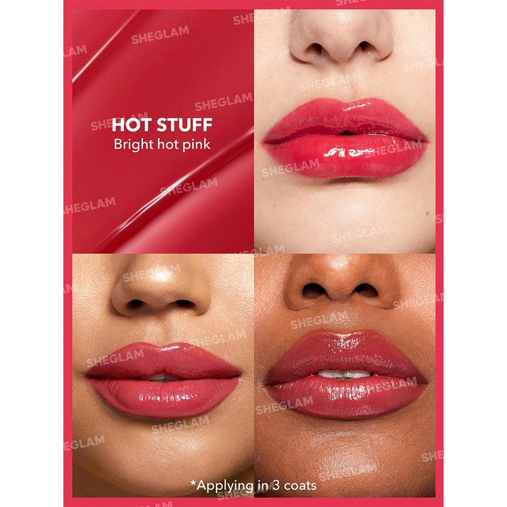 SHEGLAM Pout-Perfect Shine Lip Plumper Hot Stuff 3