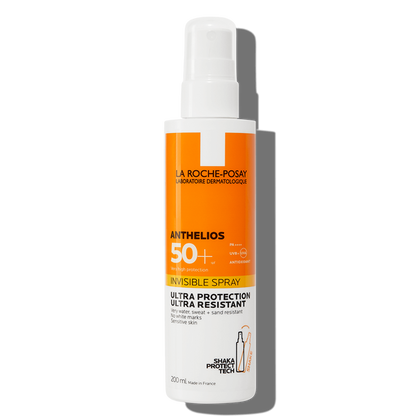 La Roche-Posay Anthelios Invisible Spray SPF 50+ body sunscreen, front