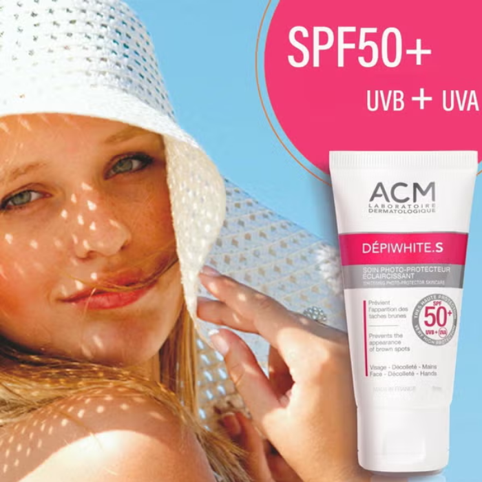 ACM Depiwhite S SPF50+ UVA UVB Protection Cream 50 ml