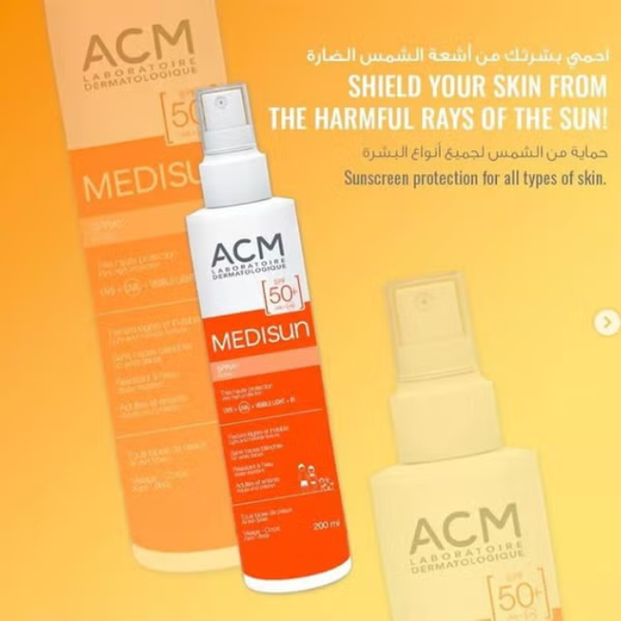 ACM Medisun SPF50 Sunscreen Spray 200 ml
