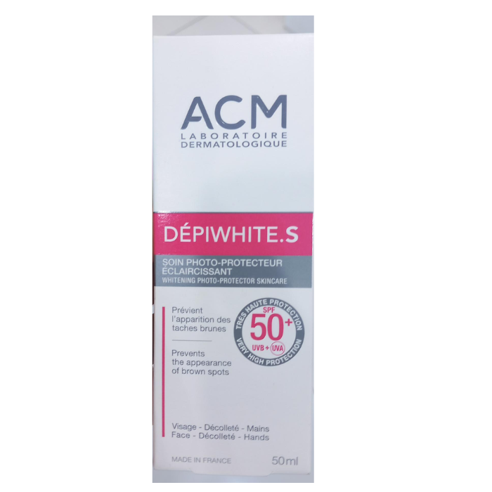 ACM Depiwhite S SPF50+ UVA UVB Protection Cream 50 ml
