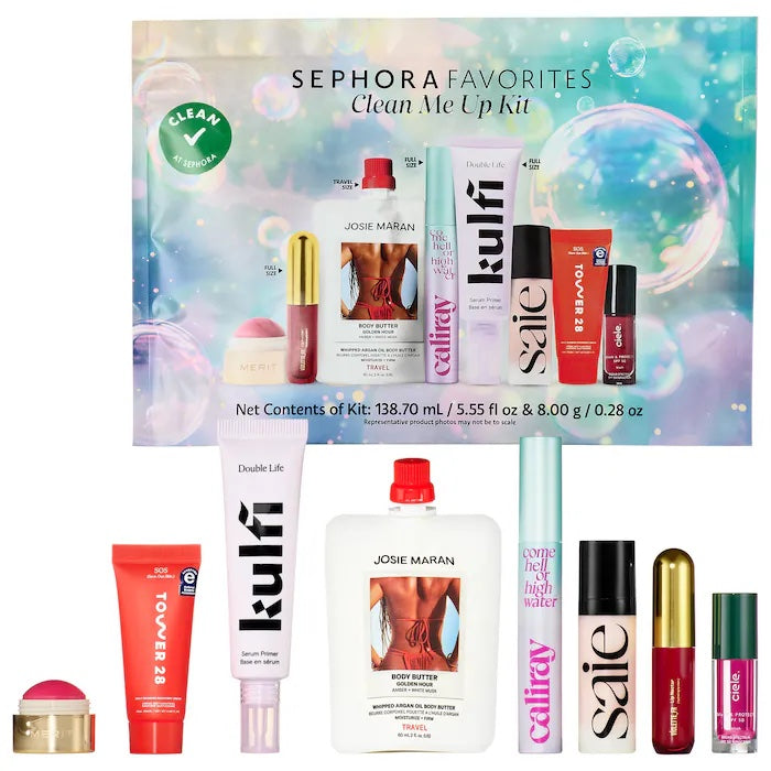 Sephora Clean Me Up Kit Makeup Value Set 1