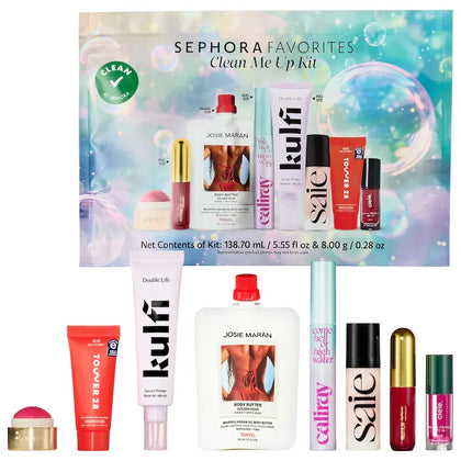 Sephora Clean Me Up Kit Makeup Value Set 1