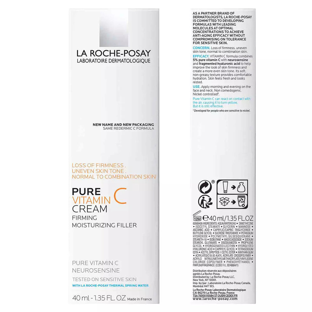 Pure Vitamin C anti-wrinkle face cream, third view