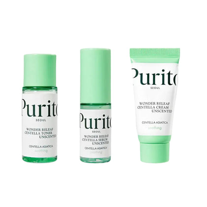 PURITO Wonder Releaf Centella Mini Kit Unscented