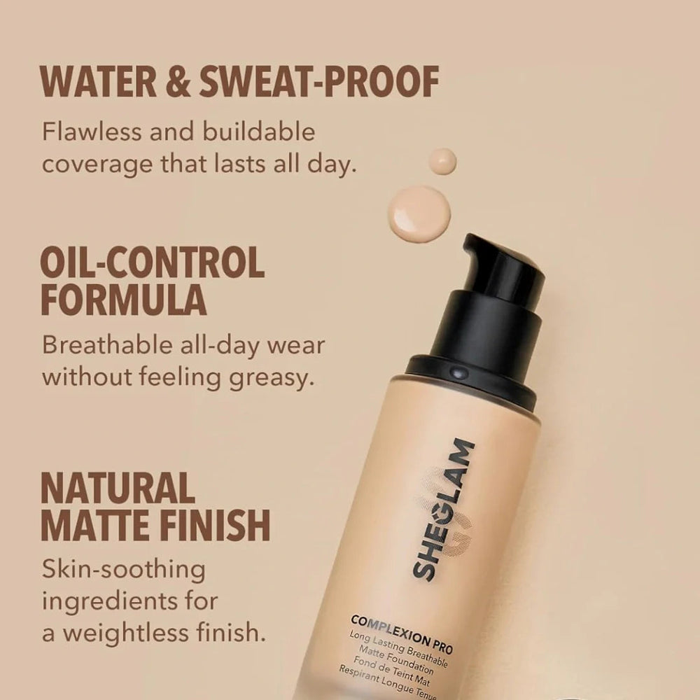 SHEGLAM Complexion Pro Foundation Warm Vanilla 2