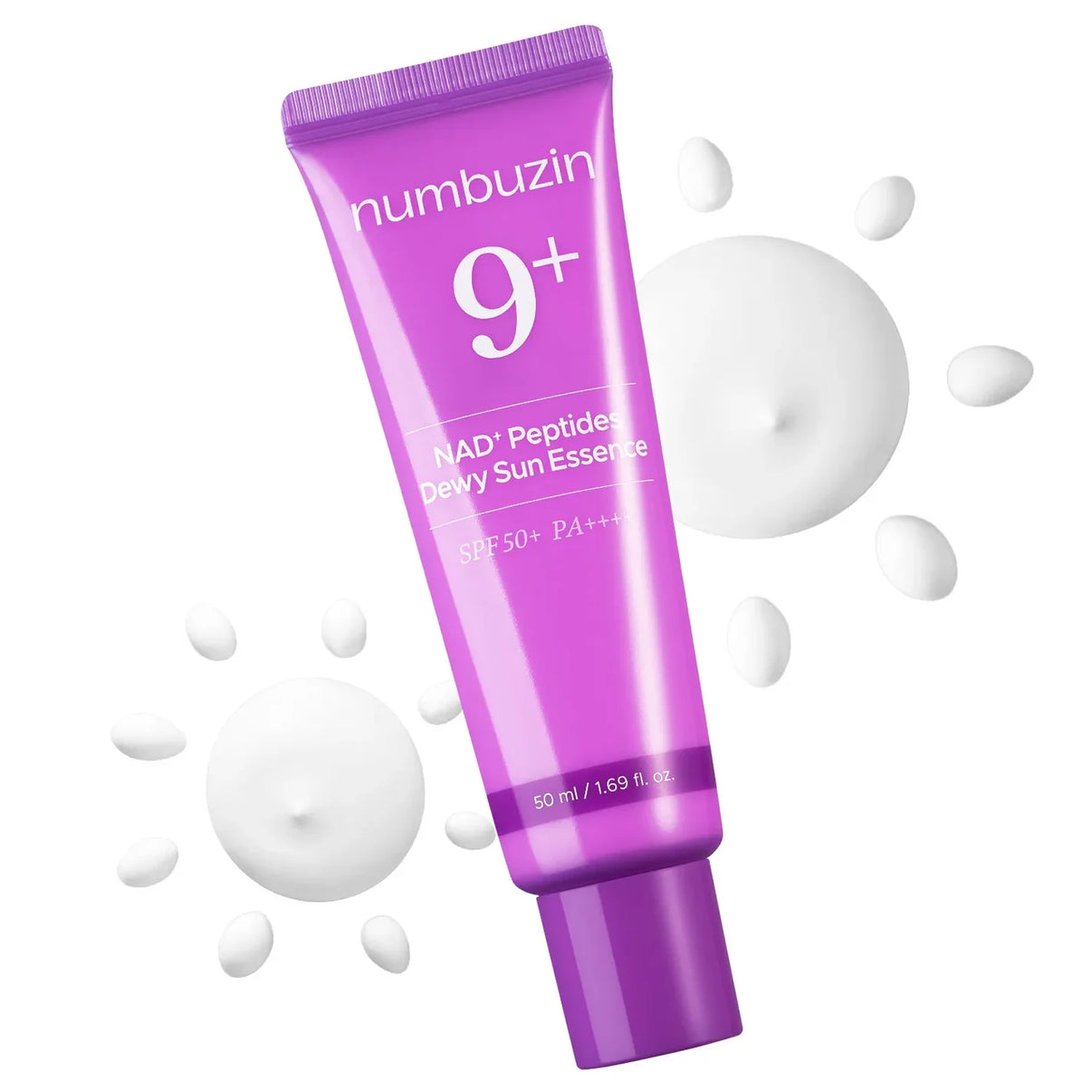 numbuzin No.9 NAD+ Peptide Dewy Sun Essence | Anti-Aging Sunscreen