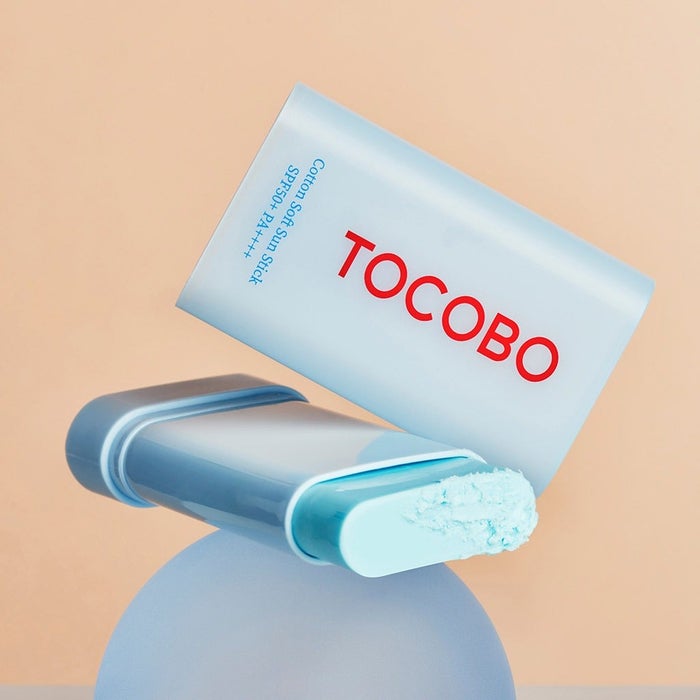 TOCOBO Cotton Soft Sun Stick SPF50 19g | Smooth Blendable UV Protection