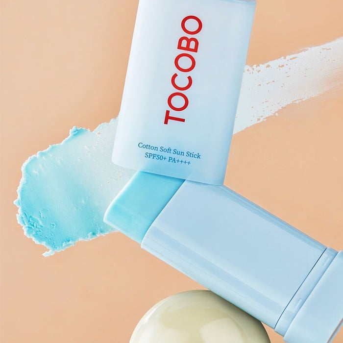 TOCOBO Cotton Soft Sun Stick SPF50 19g | Smooth Blendable UV Protection