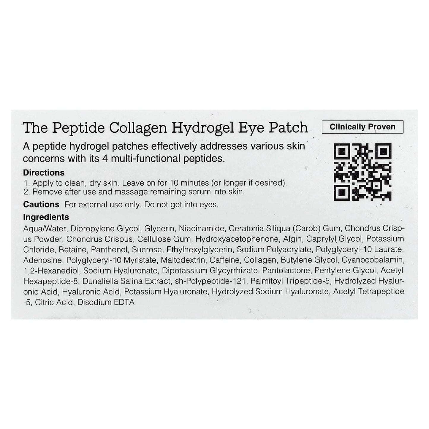 COSRX Collagen Hydrogel Eye Patch 85g