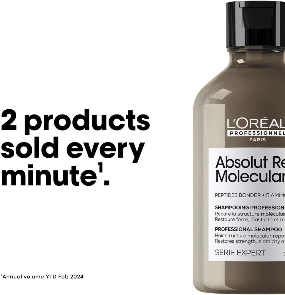 L'Oréal Professionnel Absolut Repair Molecular Shampoo 300ml – image 6