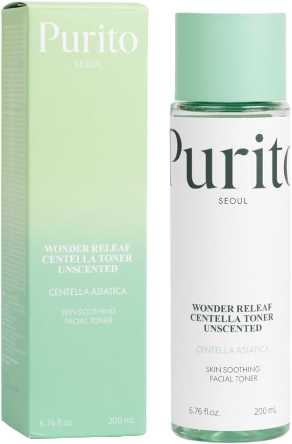 PURITO SEOUL Wonder Releaf Centella Toner Unscented 200ml | Calming Toner