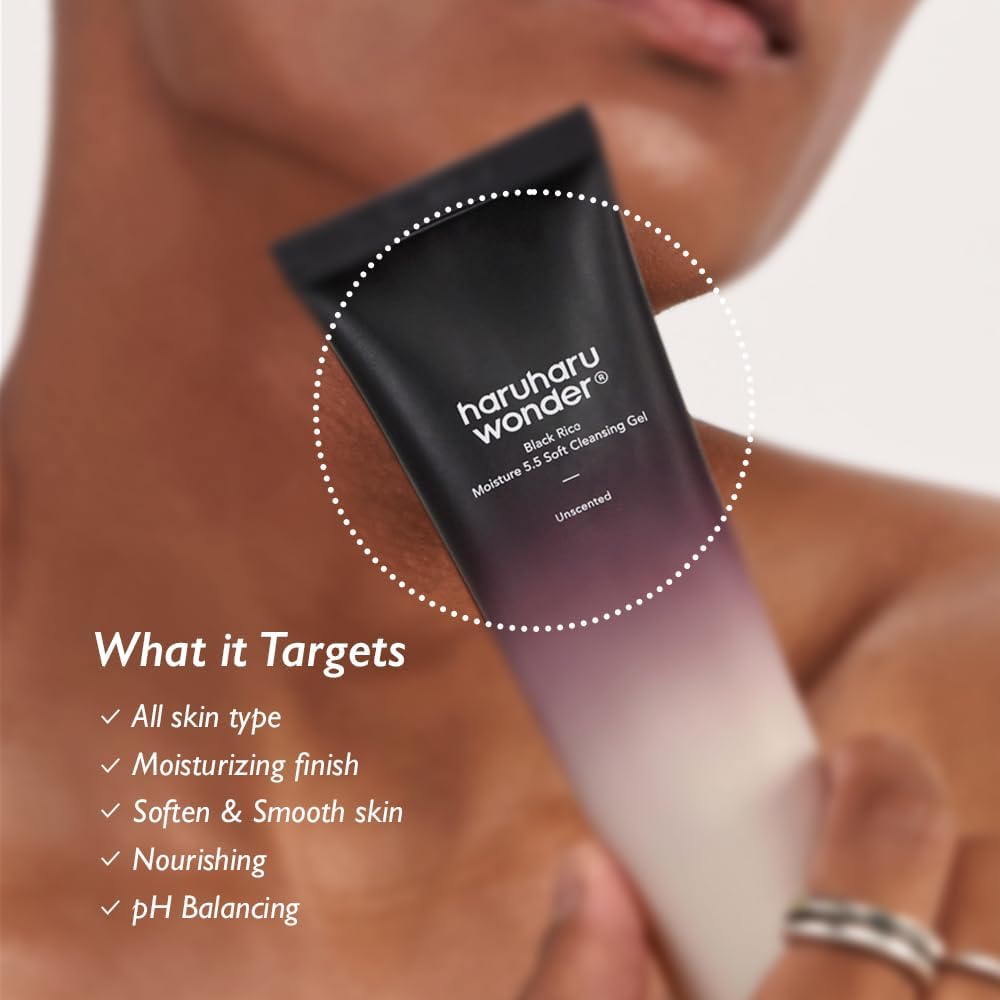 HARUHARU WONDER Black Rice Moisture 5.5 Soft Cleansing