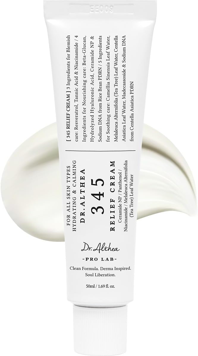 Dr. Althea 345 Relief Cream 50ml tube - Korean barrier repair gel cream