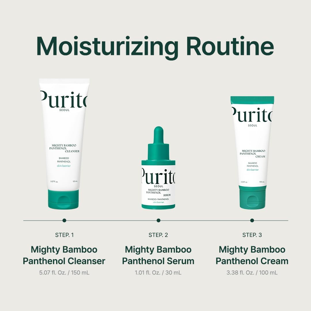 PURITO Mighty Bamboo Panthenol Serum | Soothing Hydration Serum
