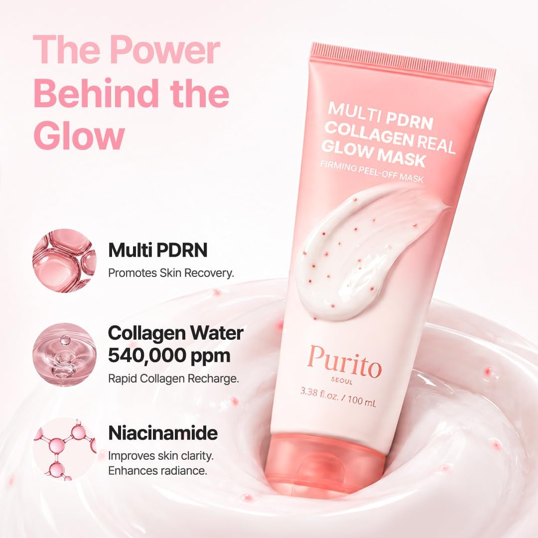 PURITO Multi PDRN Collagen Real Glow Mask