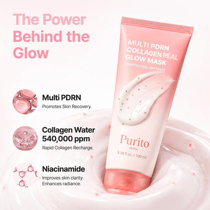 PURITO Multi PDRN Collagen Real Glow Mask