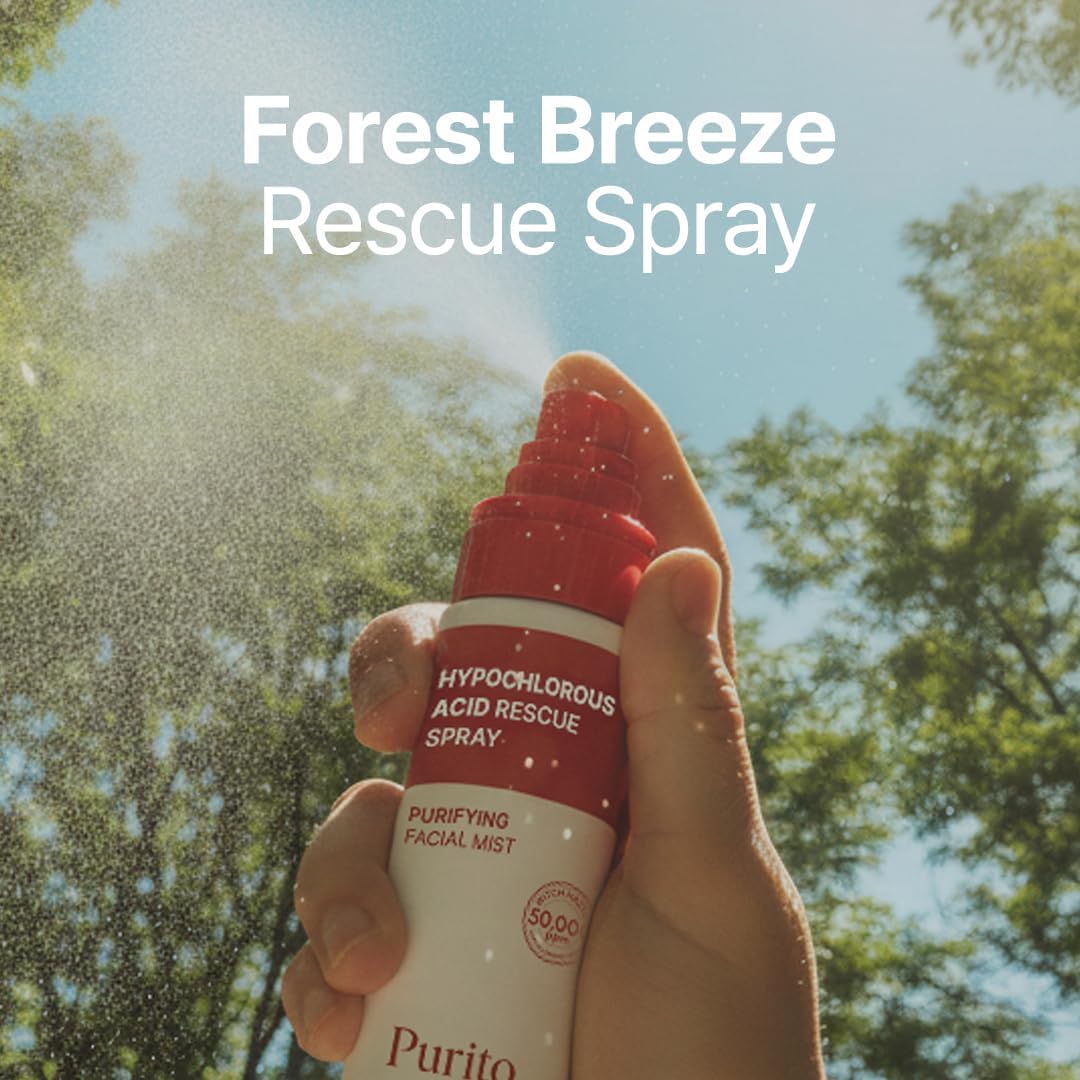 PURITO SEOUL Hypochlorous Acid Rescue Spray 100ml | Calming Blemish Mist
