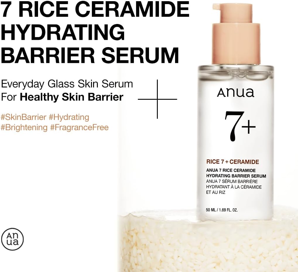 Anua Rice 7% Ceramide Hydrating Barrier Serum 50ml