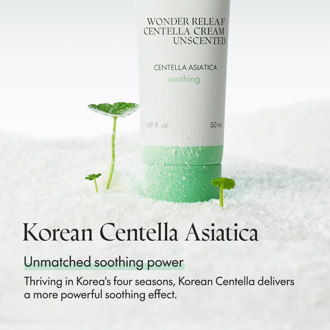 PURITO SEOUL Wonder Releaf Centella Cream Unscented 50ml | Barrier Repair Moisturizer