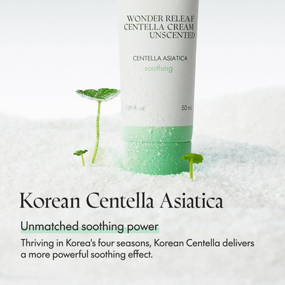 PURITO SEOUL Wonder Releaf Centella Cream Unscented 50ml | Barrier Repair Moisturizer