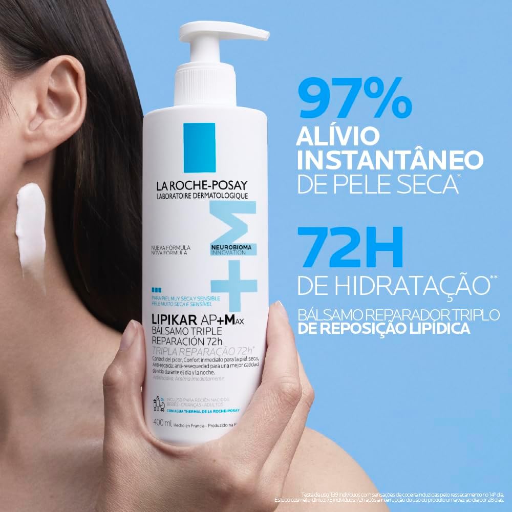 La Roche-Posay Lipikar replenishing balm 400ml, fourth view