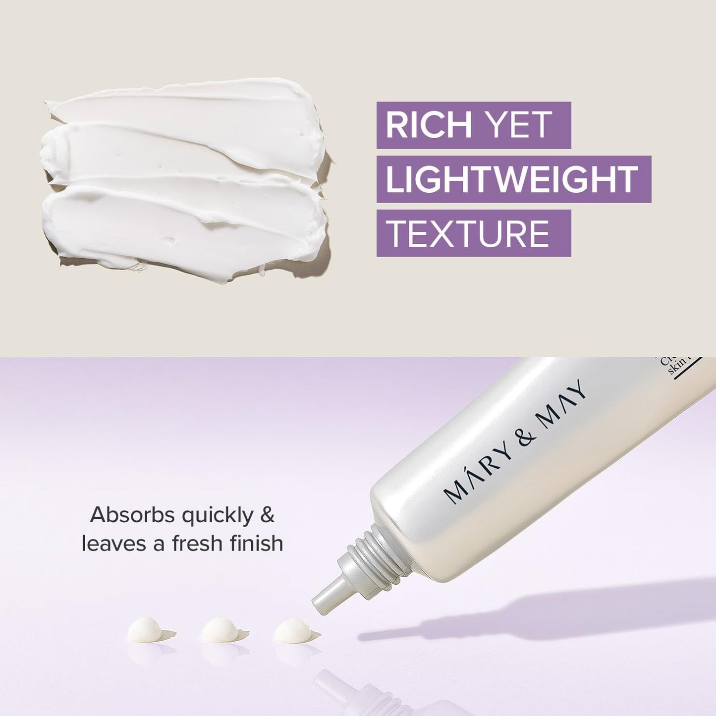 Mary&May Tranexamic Acid + Glutathione Eye Cream 30ml | Brightening Under-Eye Care