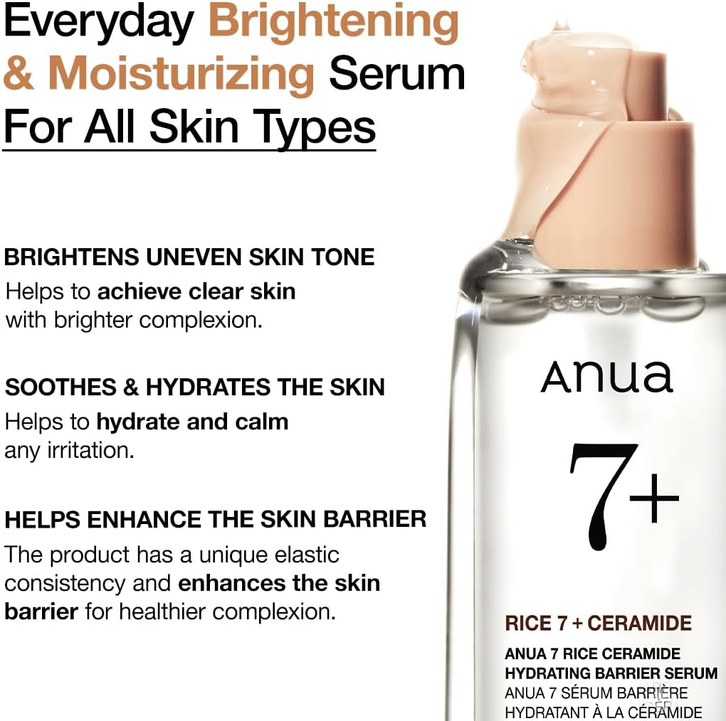 Anua Rice 7% Ceramide Hydrating Barrier Serum 50ml
