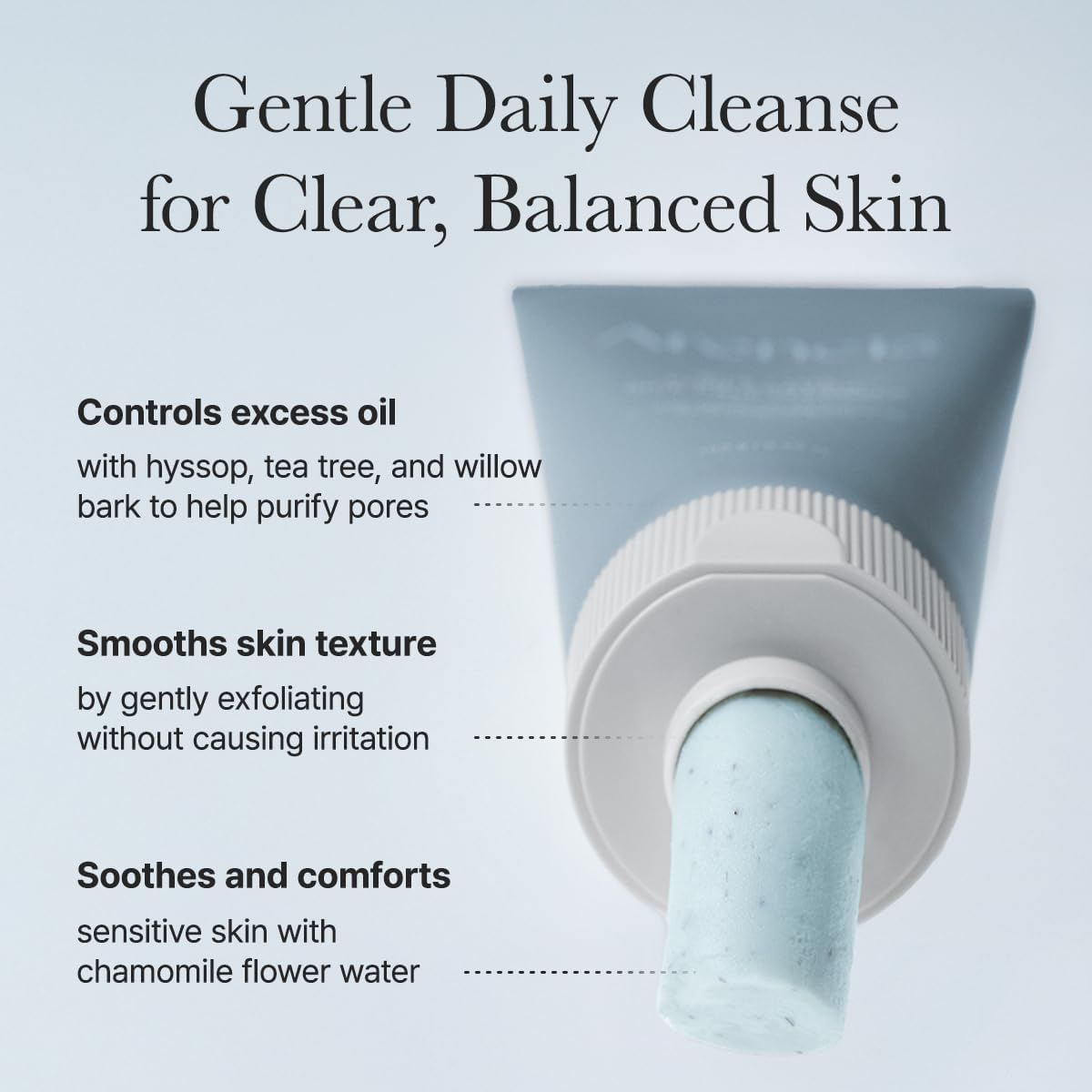 Arencia Hyssop Sebum Control Rice Cake Cleanser 150g | Oil Control Cleansing Bar