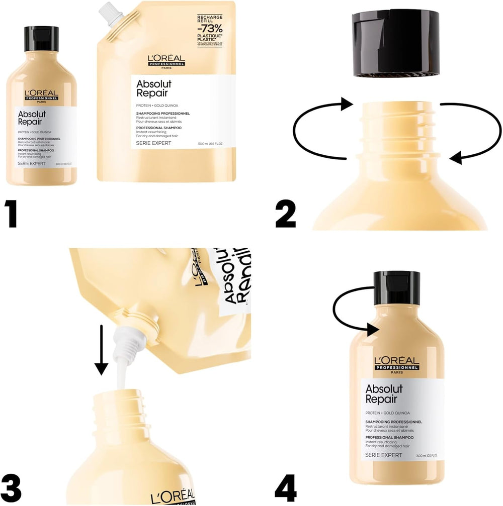 L'Oréal Professionnel Absolut Repair Shampoo Refill Pouch 500ml – image 5