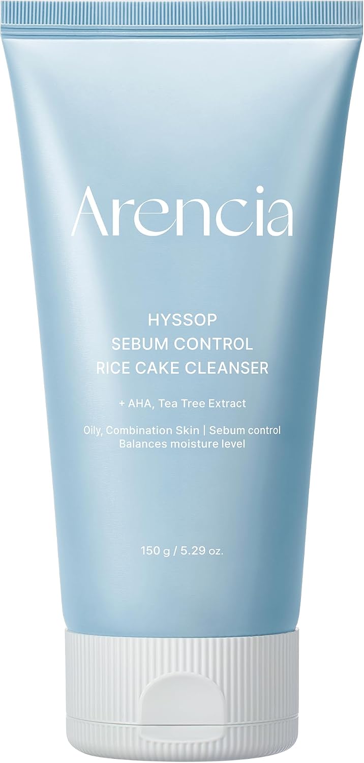 Arencia Hyssop Sebum Control Rice Cake Cleanser 150g