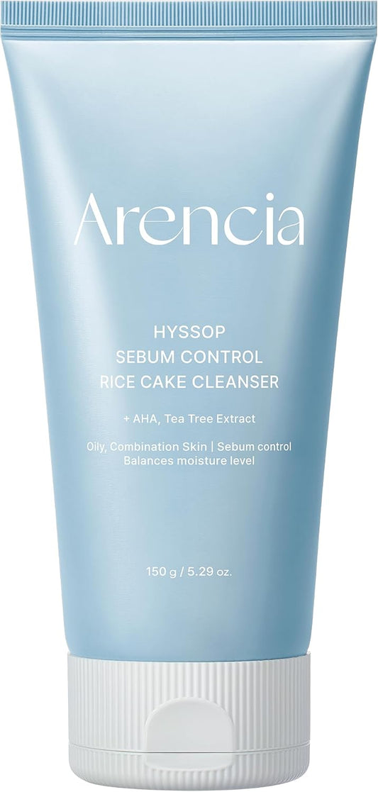 Arencia Hyssop Sebum Control Rice Cake Cleanser 150g