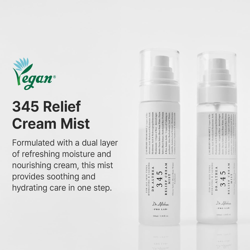 Dr. Althea 345 Relief Cream Mist packaging box