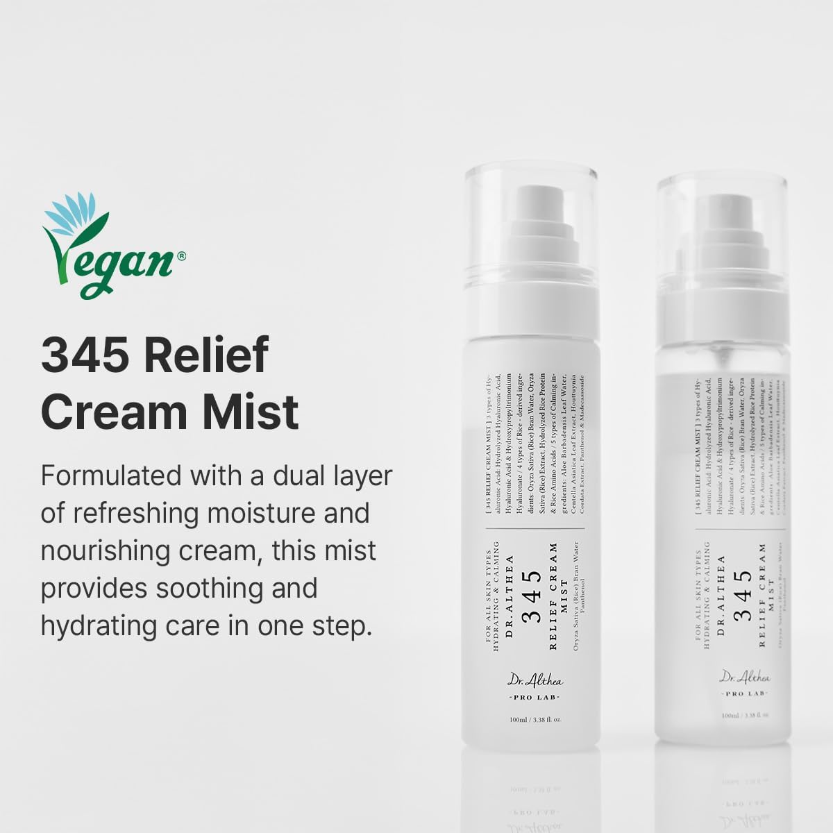 Dr. Althea 345 Relief Cream Mist packaging box
