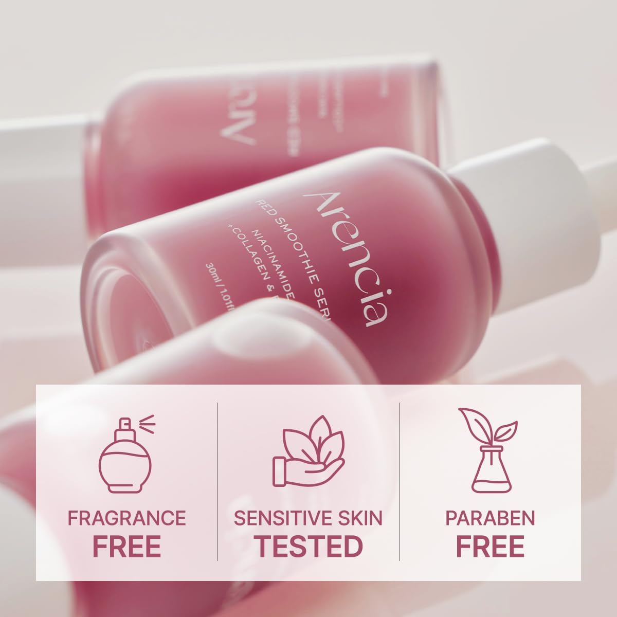 Arencia Fresh Red Smoothie Serum 8 30ml | Antioxidant Revitalizing Serum